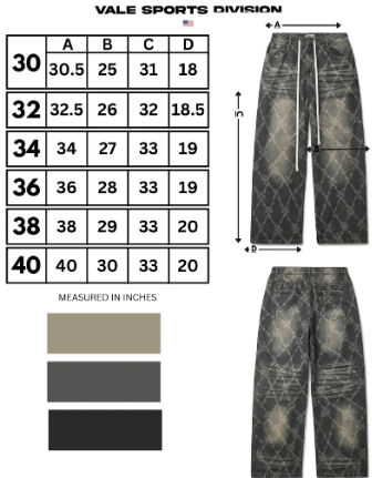 VALE FOREVER BLACK IRONWORK DENIM