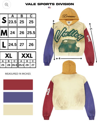 VALE FOREVER COLLAGE ZIP UP