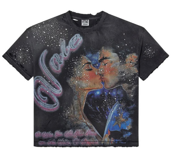 VALE FOREVER FATED YOURS BLING TEE BLACK