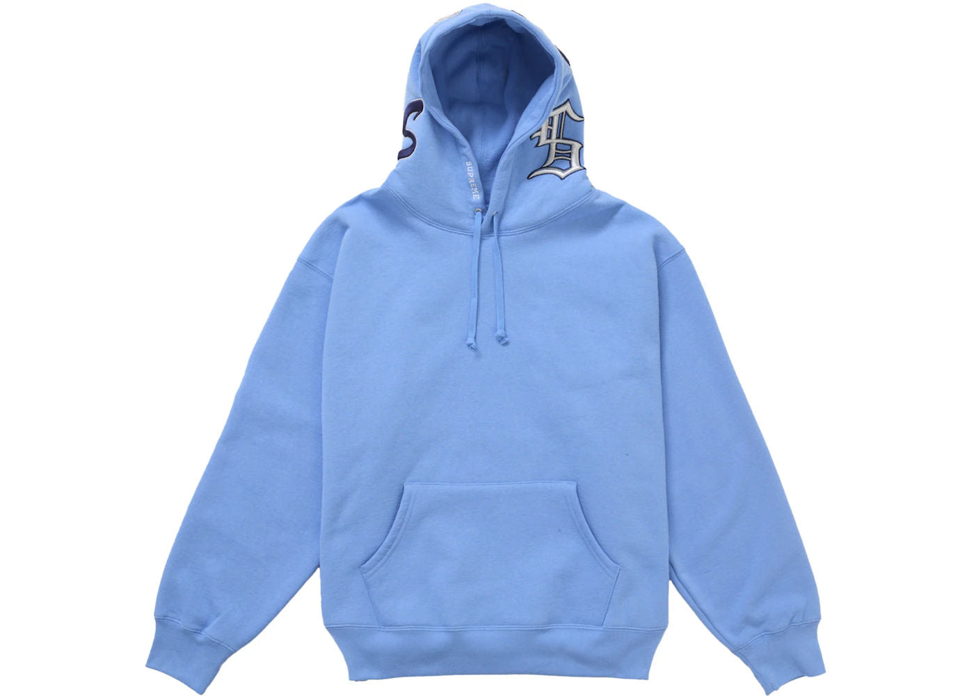 Supreme Multi S Logo Hooded Sweatshirt Light Blue