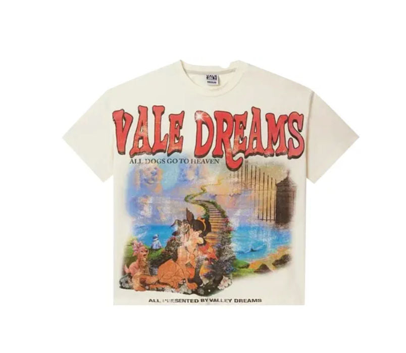 Vale Forever All Dogs Go To Heaven Tee 'Cream'
