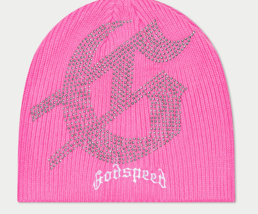 STUDDED Beanie (PINK)