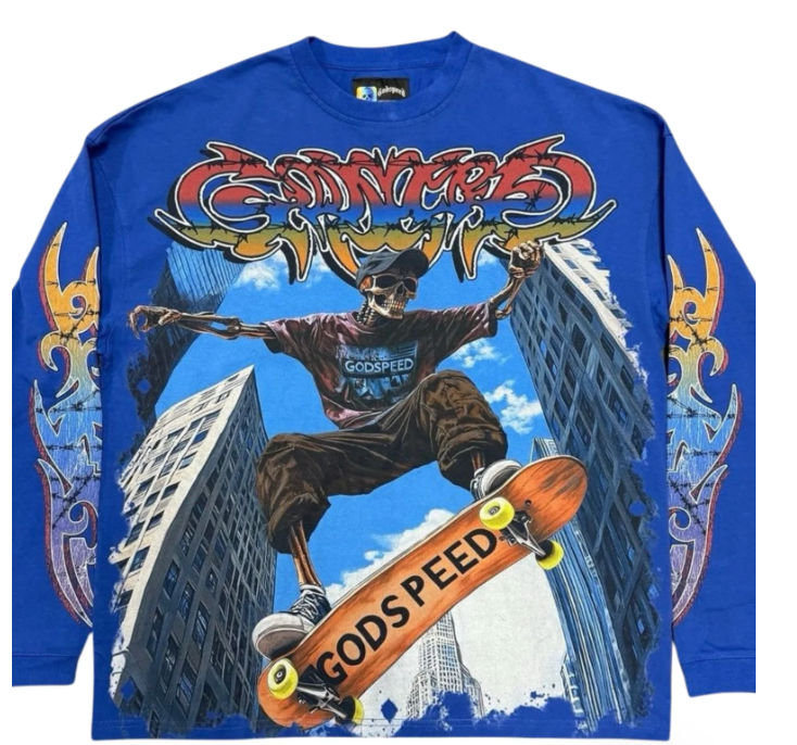 Ollie LS T- Shirt Royal Blue