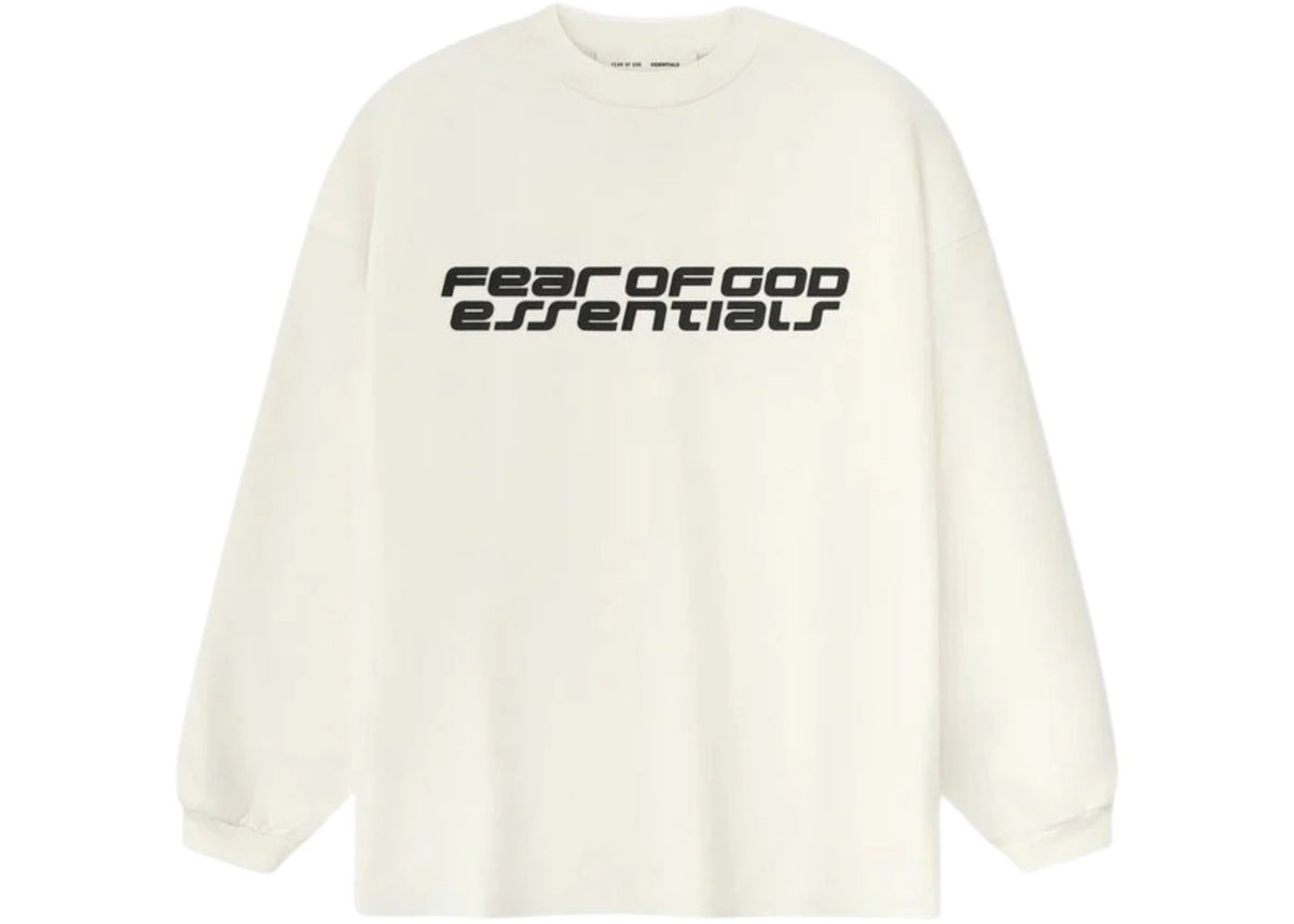 Fear of God Essentials Ponte 90's Long Sleeve Tee Ivory