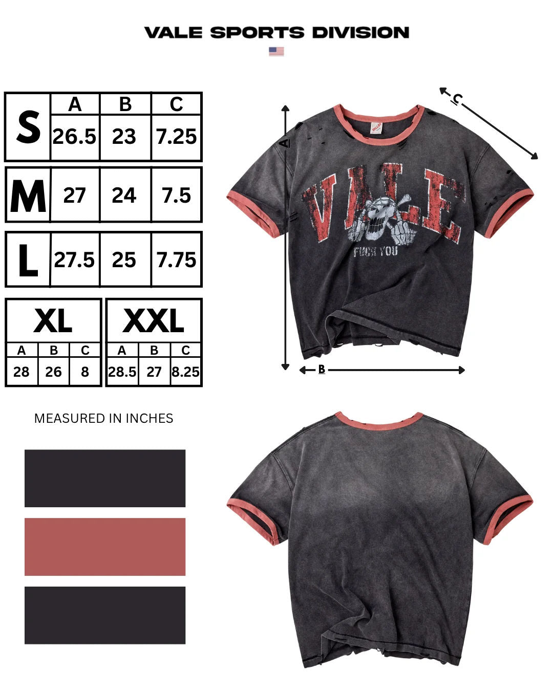Vale Forever Big Brother Ringer Tee
