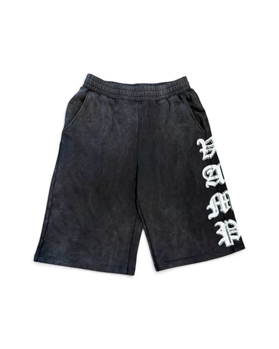 Vampstr Black Crystal Sweatshorts
