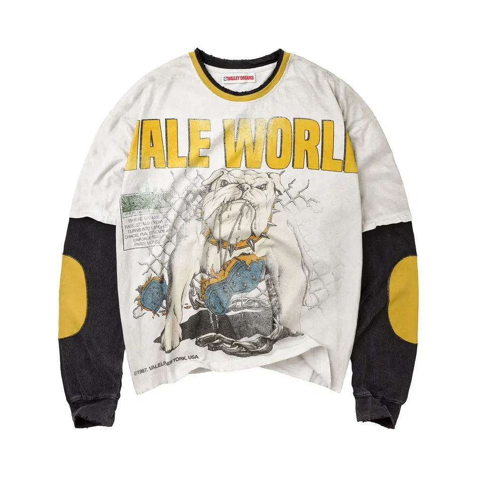 Vale Forever Dogyard Layered Long-Sleeve 'White'