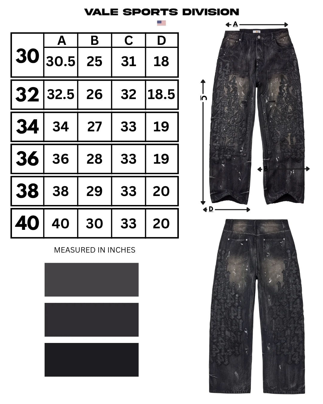 Vale Forever Black Cat Denim