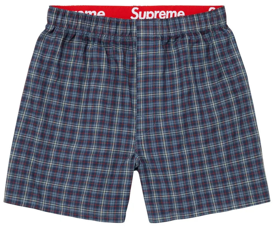 Supreme x Hanes Plaid Boxers (4 Pack) 'Multicolor'