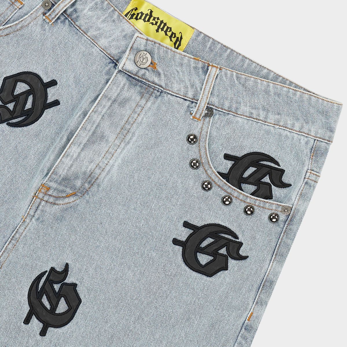 GodSpeed Infinity Shorts Light Denim Wash