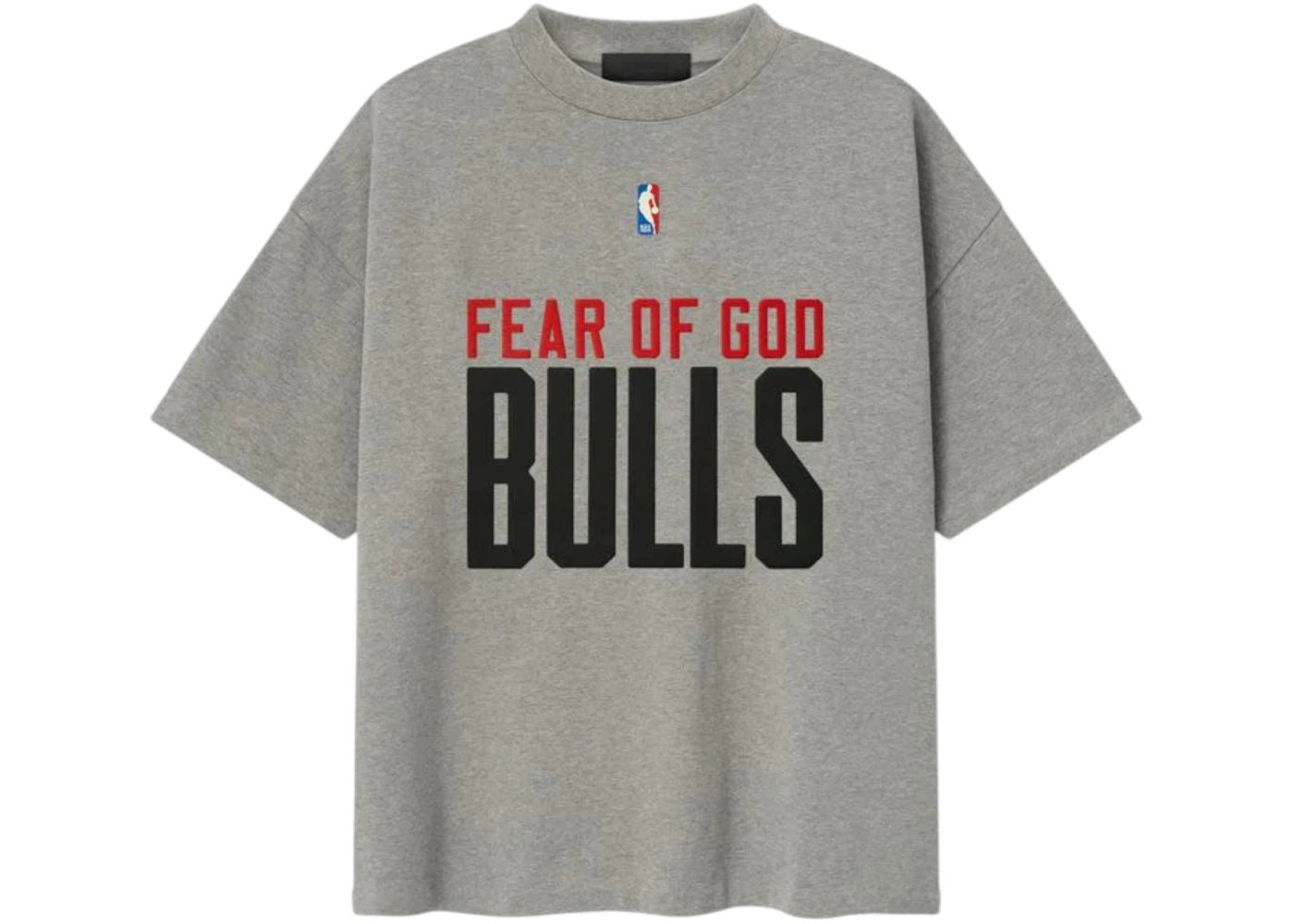 Fear of God Essentials Bulls 90's Tee Concrete Heather