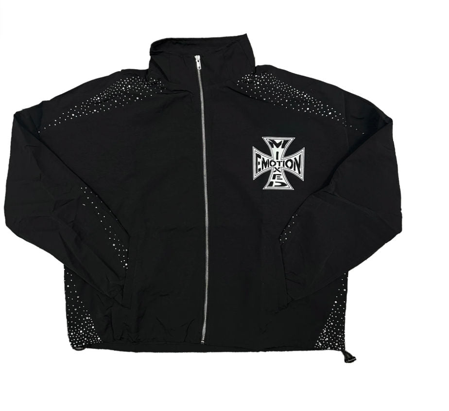 Mixed Emotion Black ‘Classic’ Nylon Jacket