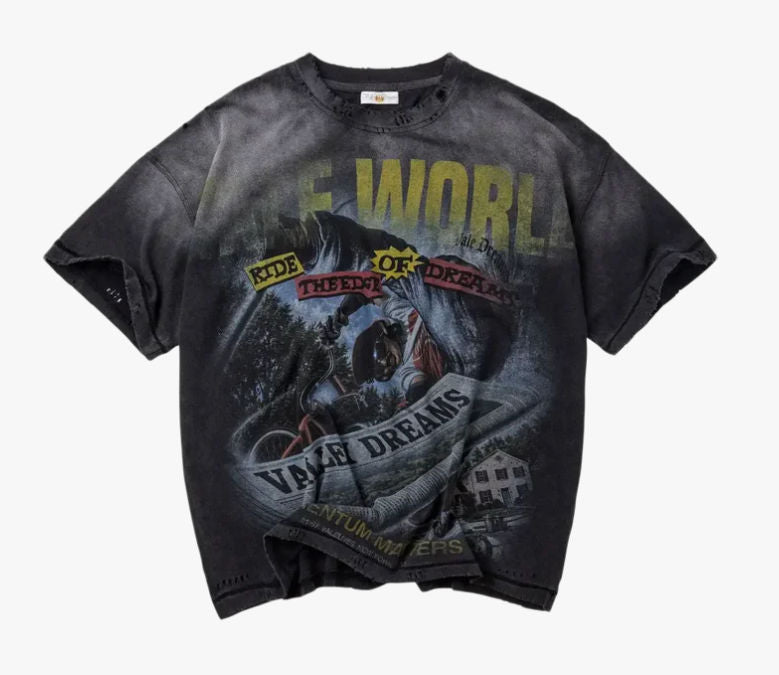Vale Forever Newspaper Tee Black