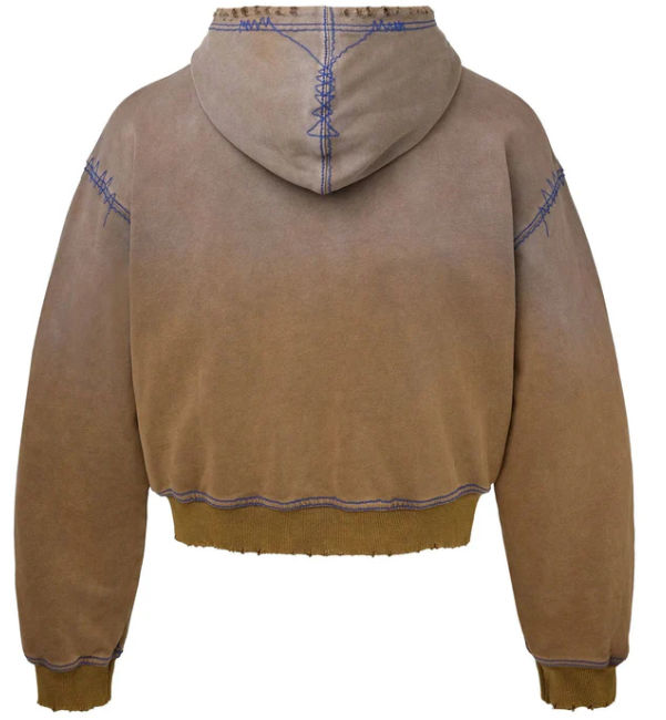 Vale Forever Sunny Zip Up Hoodie Brown