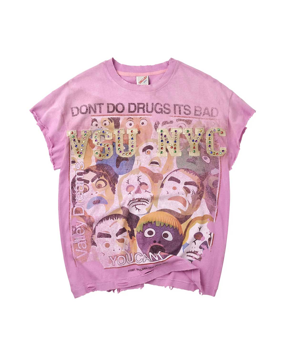 Vale Forever No Drugs Tank 'Pink'
