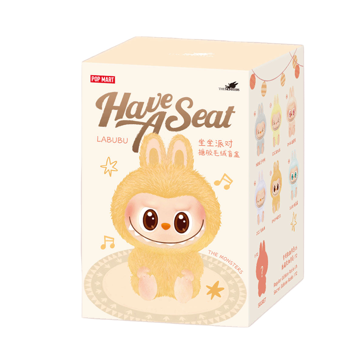 Labubu The Monsters Have a Seat Vinyl Plush (Single Blind Box)