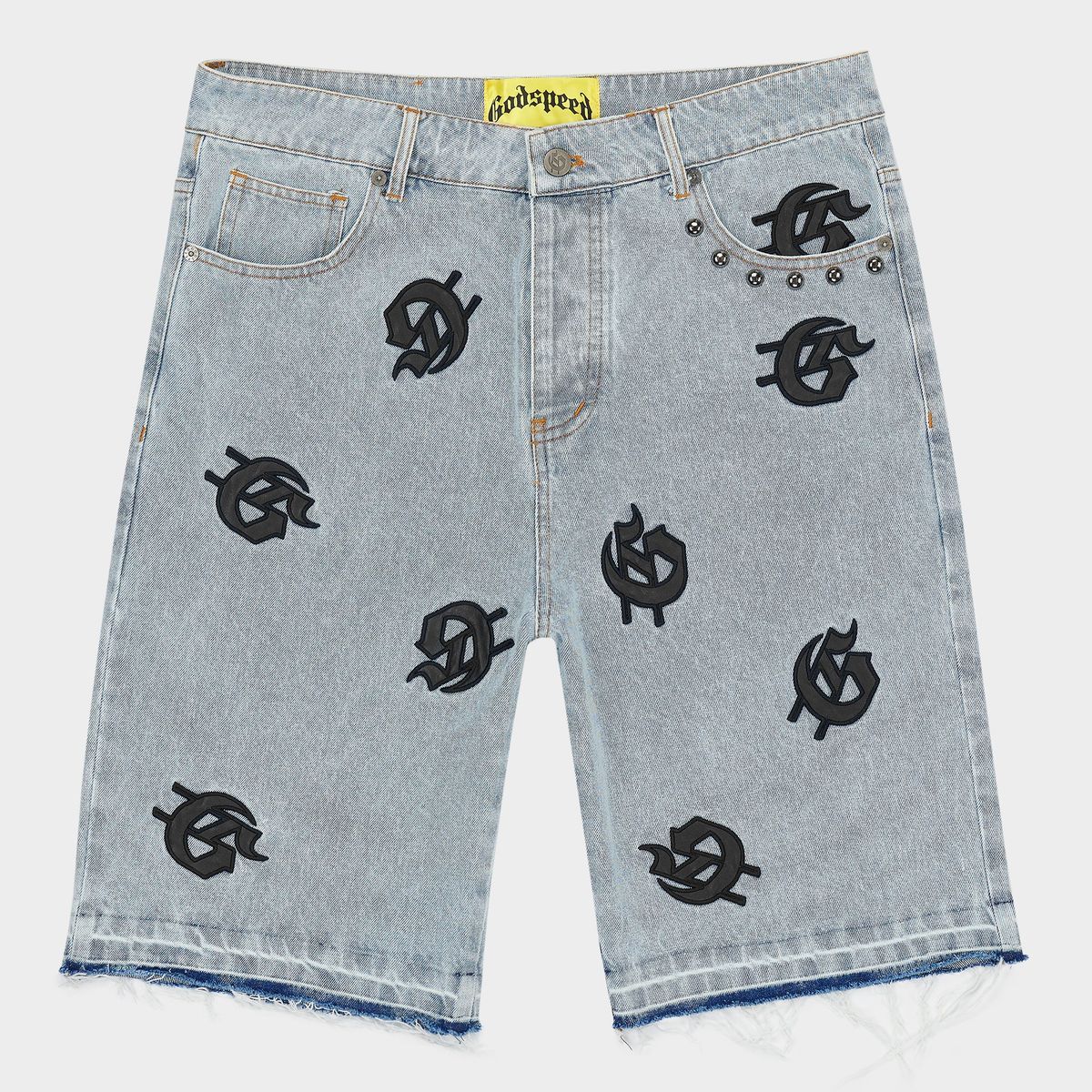 GodSpeed Infinity Shorts Light Denim Wash