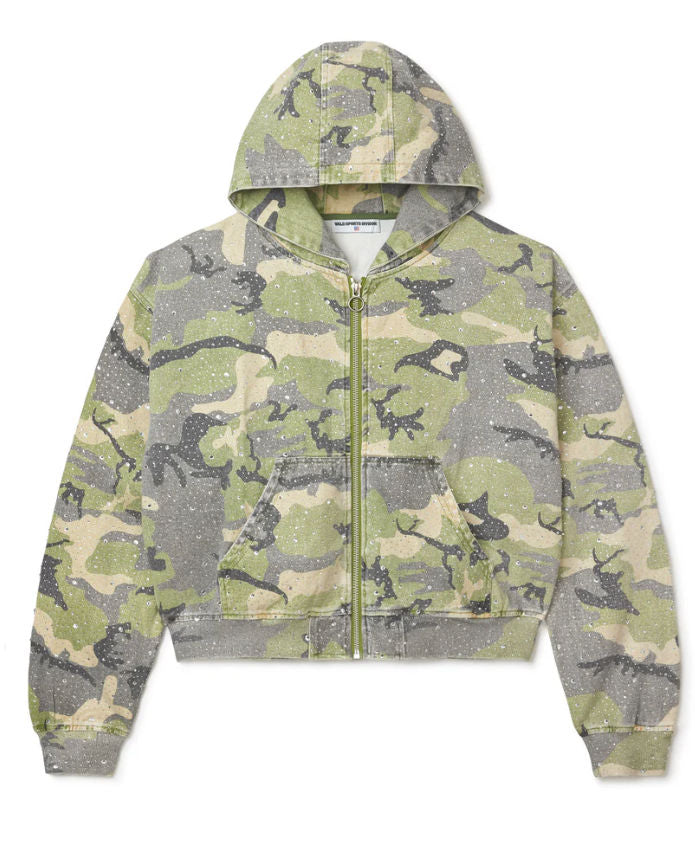 Vale Forever Crystal Camo Work Jacket 'Green/Camo'