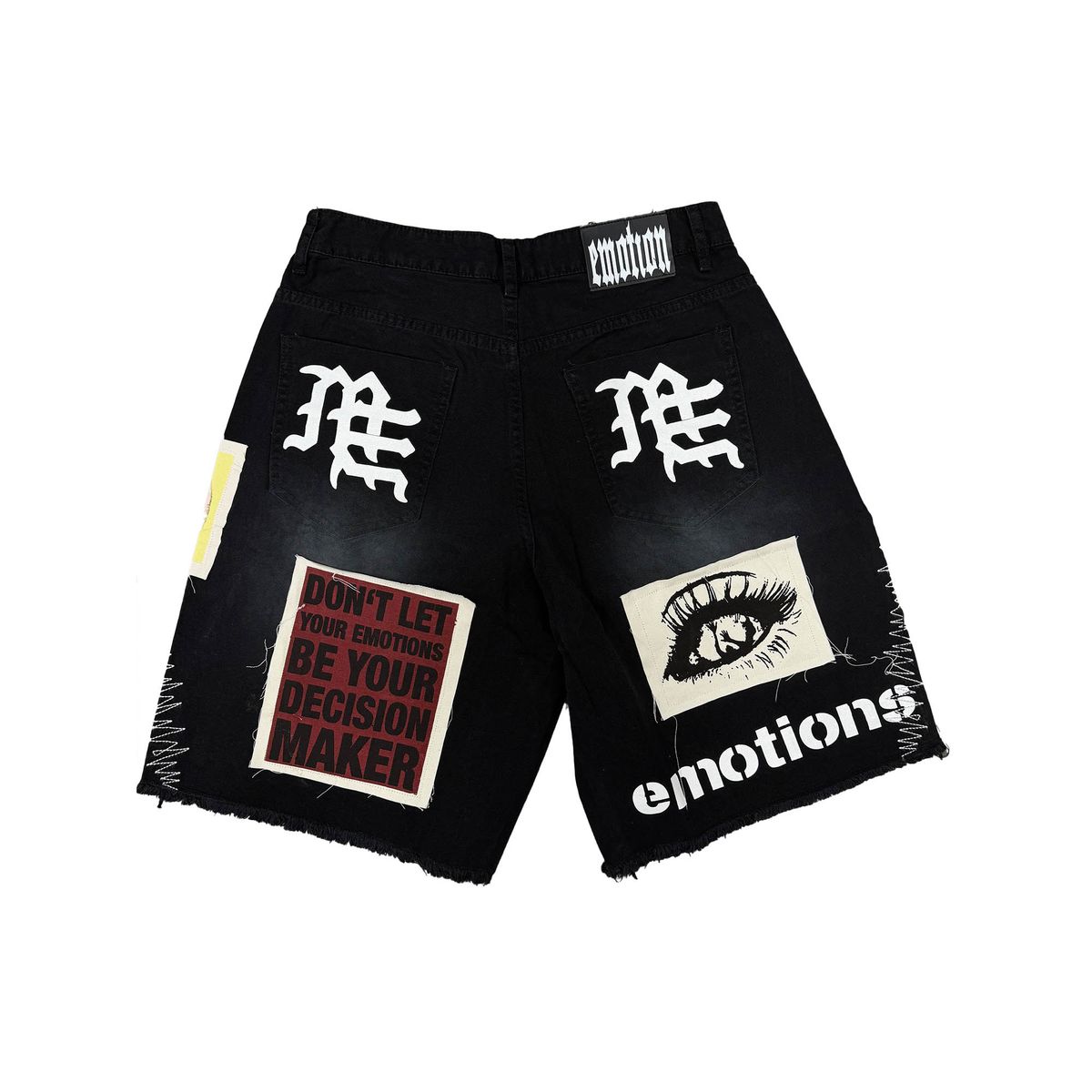 Mixed Emotion Black "Chaos" Carpenter Shorts