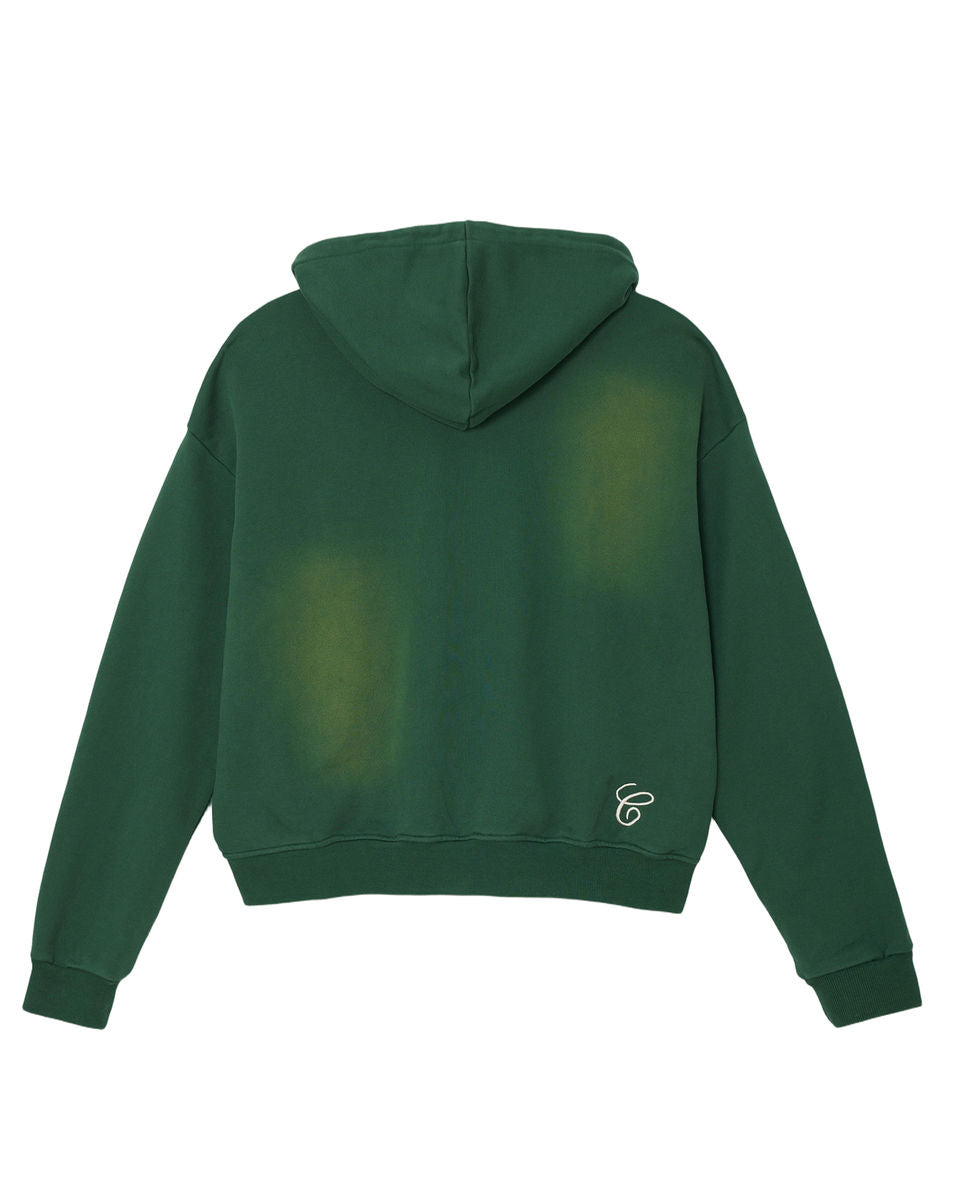 Azva Studios Hidden Crystal Zip Hoodie
