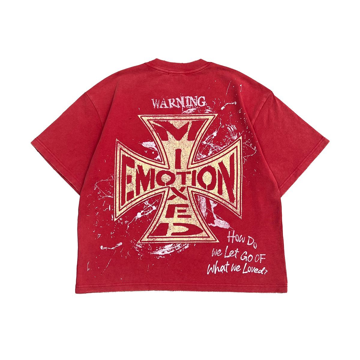 Mixed Emotion Red "Crimson" Tee Red