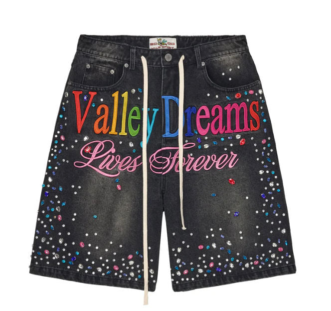 Vale Forever Ice Cream Jorts Black