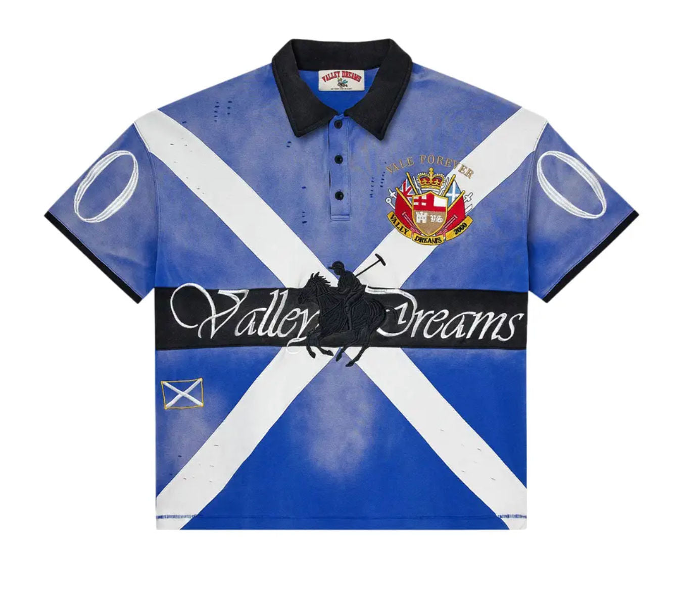 Vale Forever Legacy Short-Sleeve Polo 'Blue'