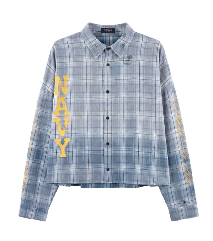 Flowar La Navy Flannel