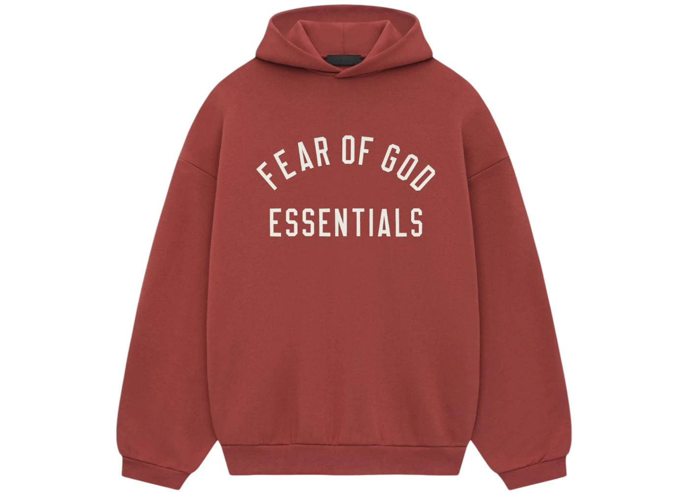 Fear of God Essentials Fleece Hoodie Crimson