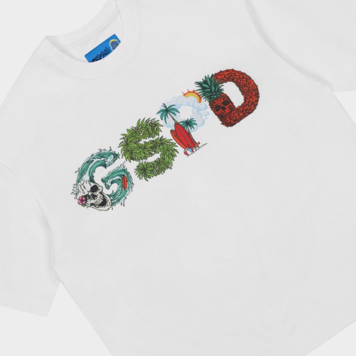 GodSpeed Surfs Up T-Shirt White