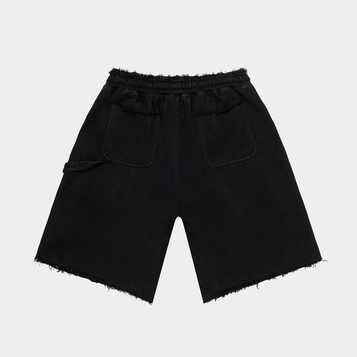 GodSpeed Distressed Carpenter Shorts Black