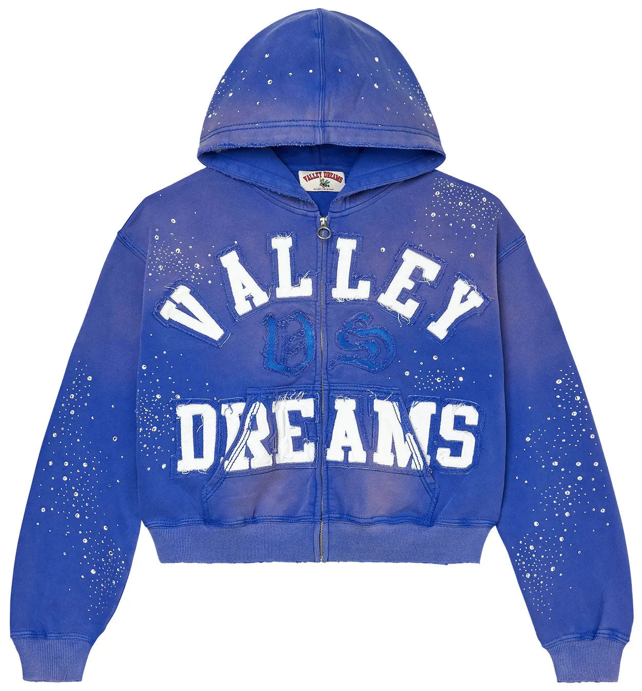 Vale Forever Classico Zip Up Hoodie 'Sapphire'