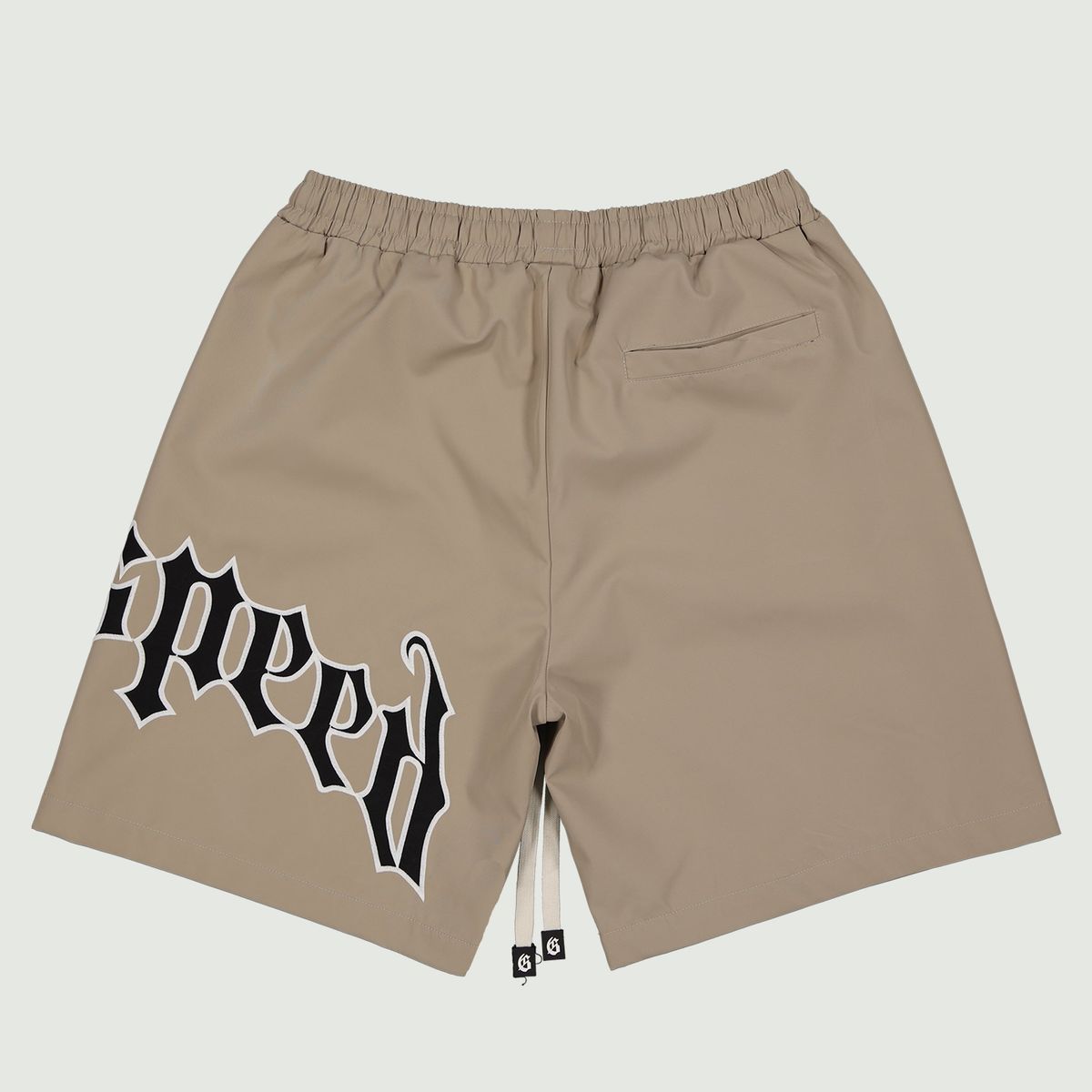 GodSpeed OG Logo Nylon Shorts Sand