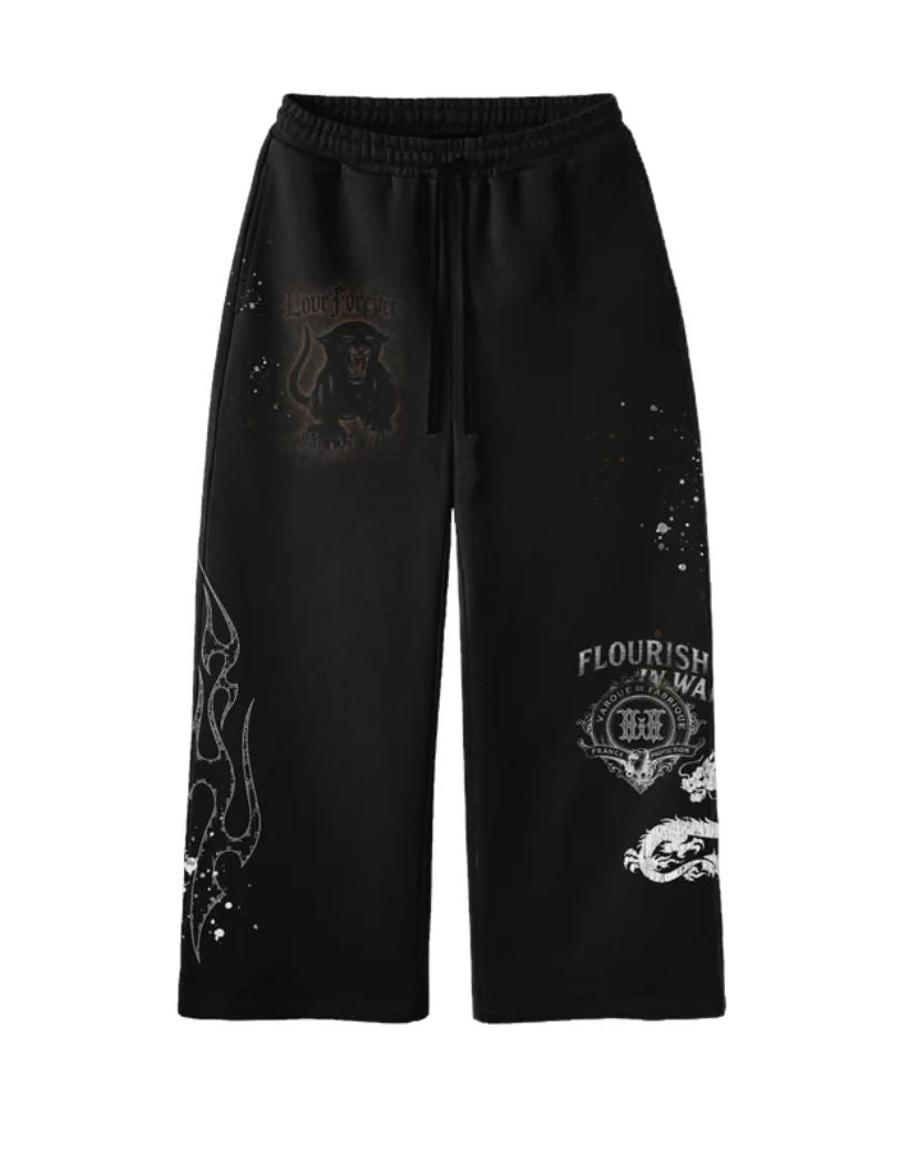 Flowar La Gutter Sweats Black