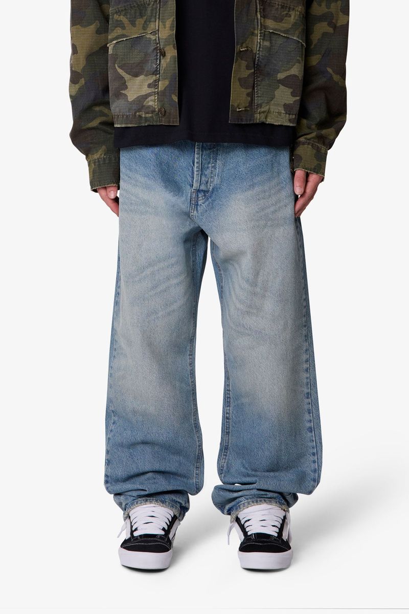 MNML Ultra Baggy Denim Western Blue