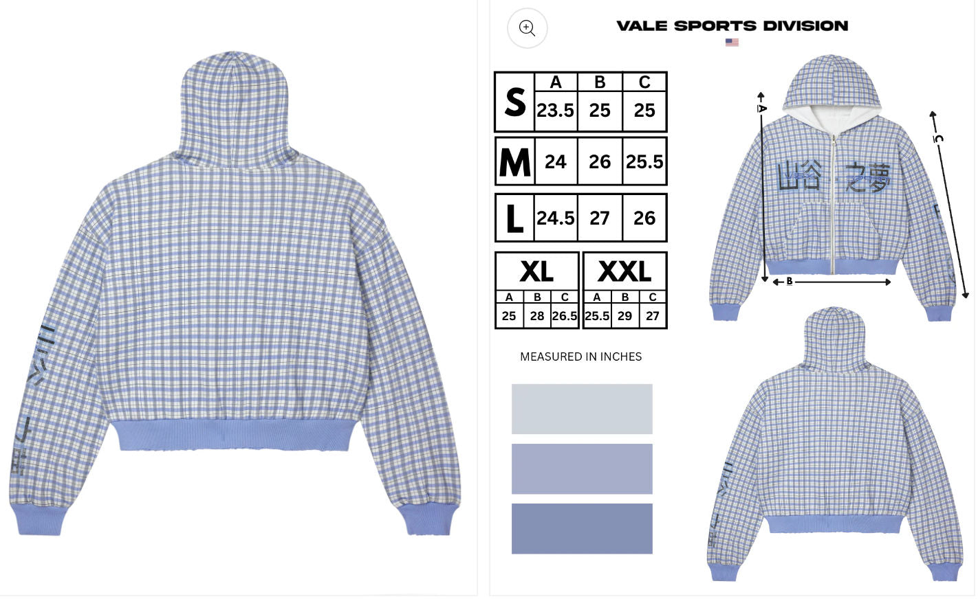 Vale Forever Reverso Thermal Zip Up