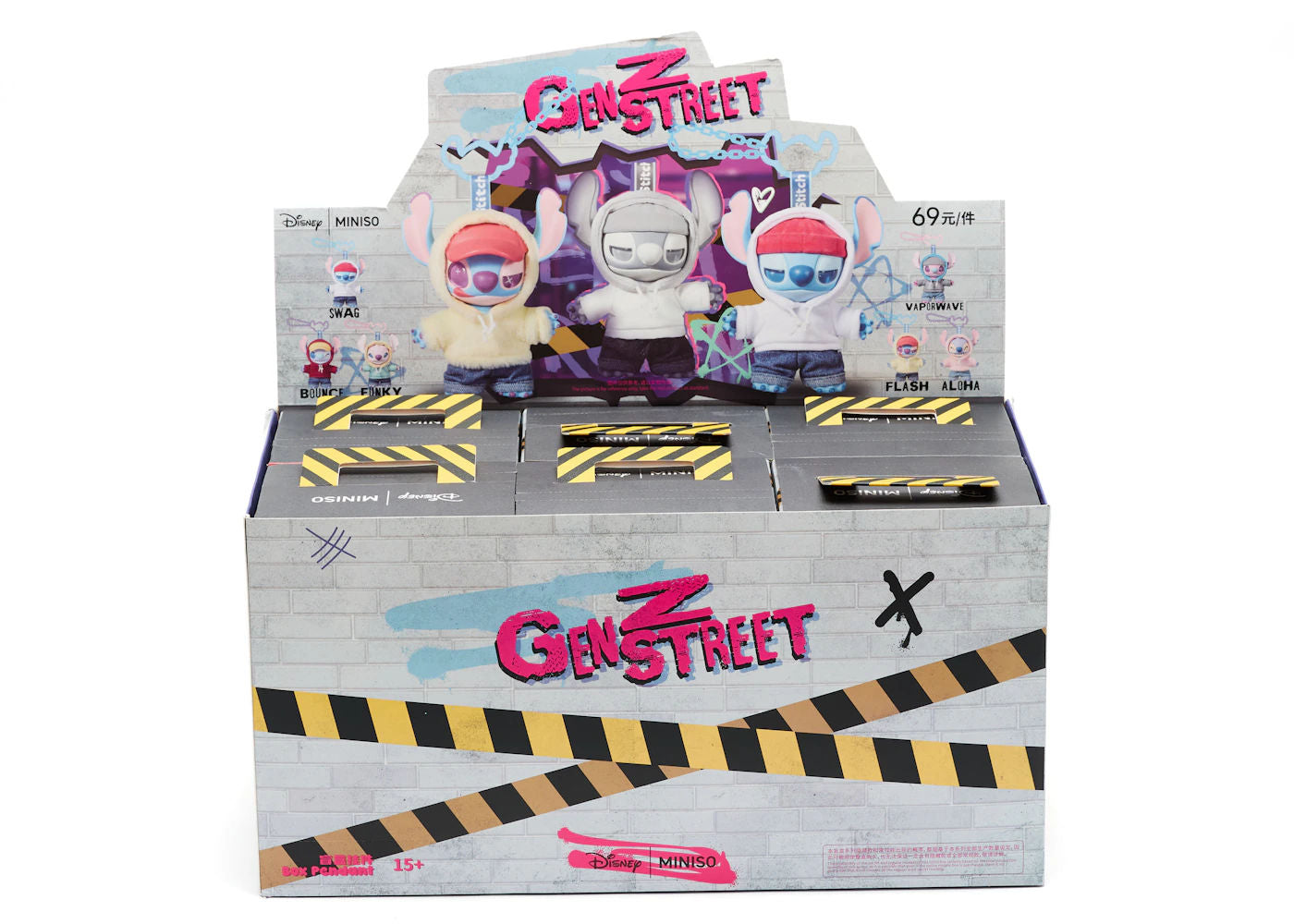 Miniso Disney Stitch GenZ Street Series Pendent Single Box