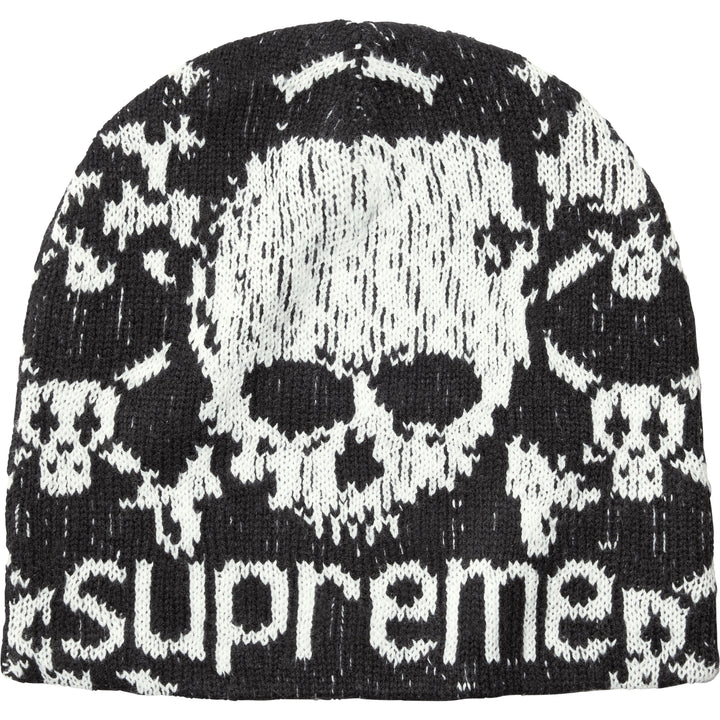 Supreme x Vanson Leathers Skull Beanie 'Black'