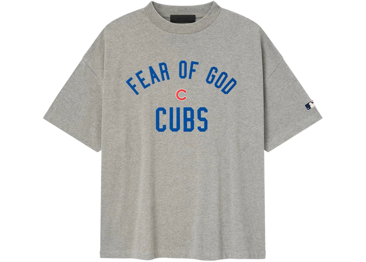 Fear of God Essentials Cubs 90's Tee Concrete Heather