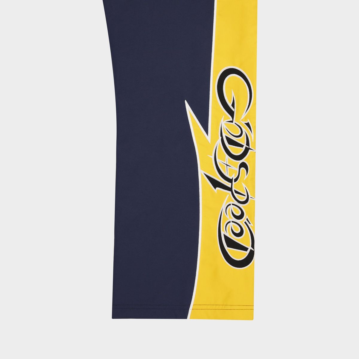 GodSpeed GT Track Pants Navy Yellow
