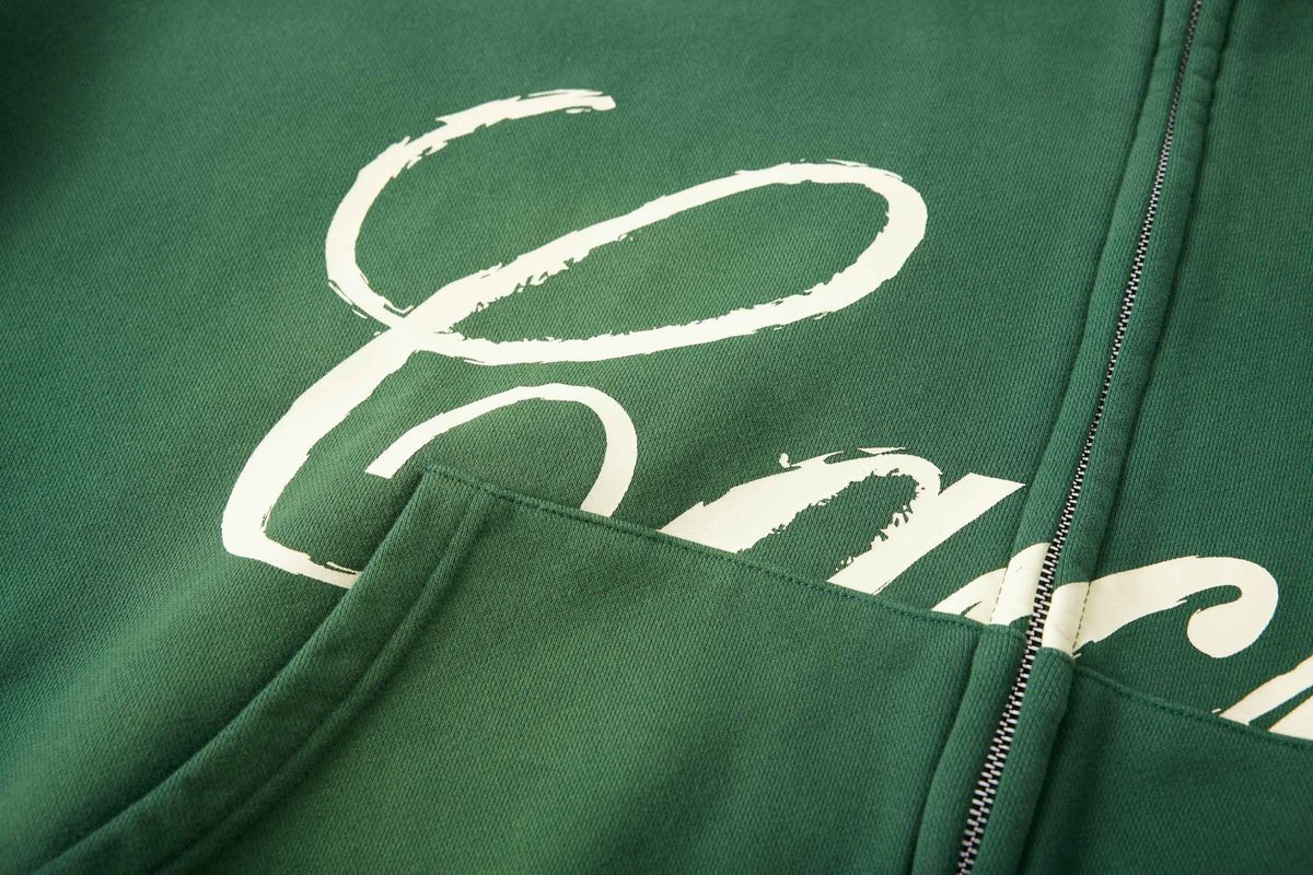 Azva Studios Hidden Crystal Zip Hoodie