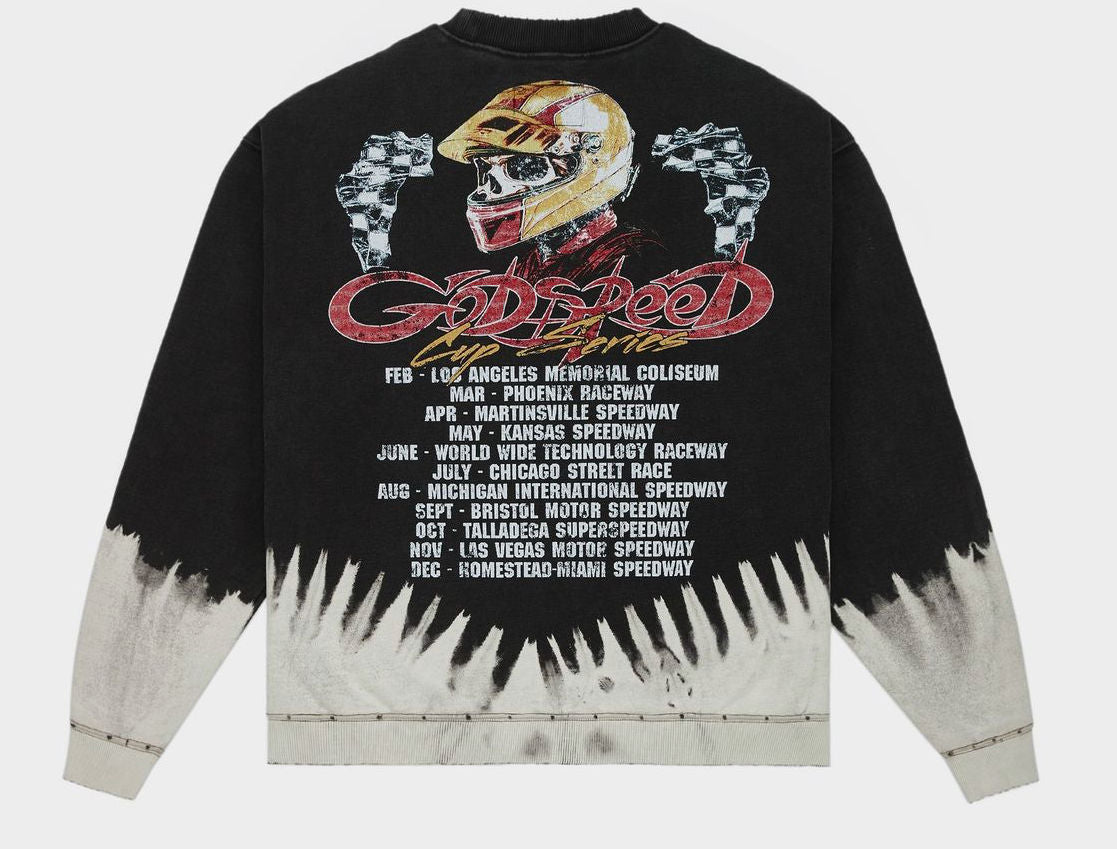 F.T.W LS Black Bleached Wash