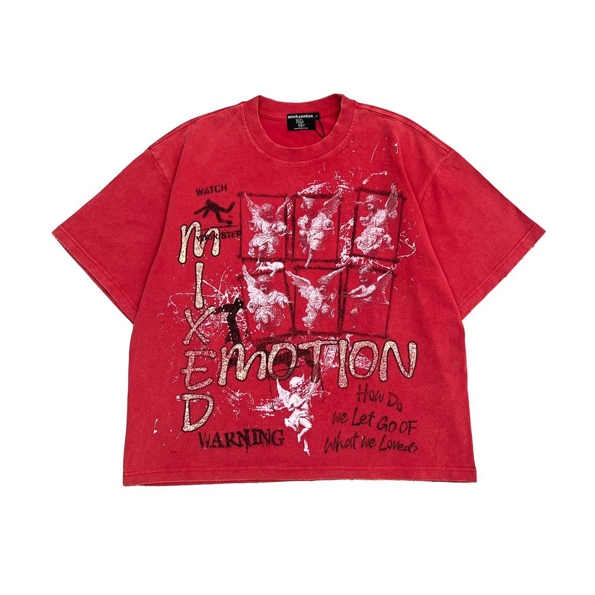 Mixed Emotion Red "Crimson" Tee Red