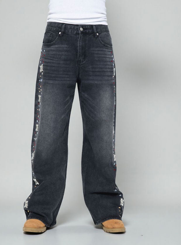 Fraternal Black Interstellar Jeans