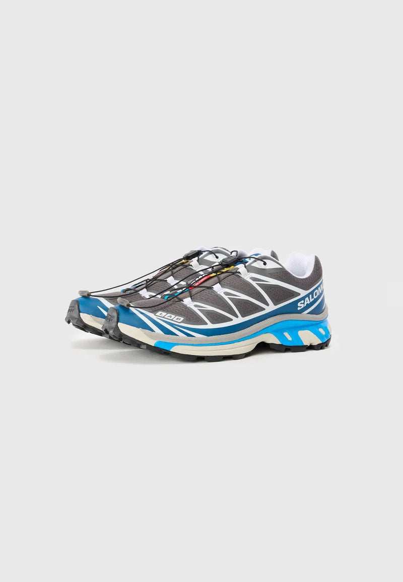 Salomon Men's XT-6 Casual Shoes Castlerock/Dark Blue/Eden