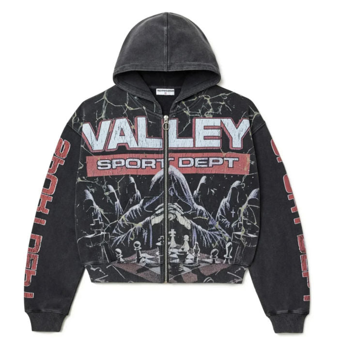 Vale Mastermind Zip Up Hoodie "Black"