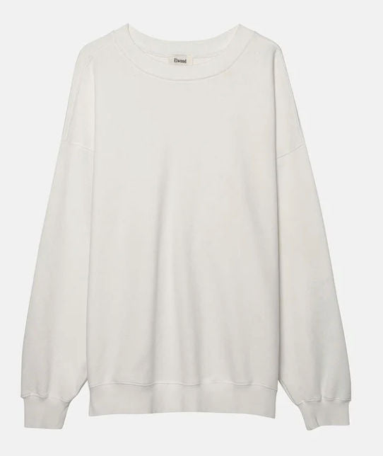 OVERSIZED CORE CREWNECK VINTAGE WHITE