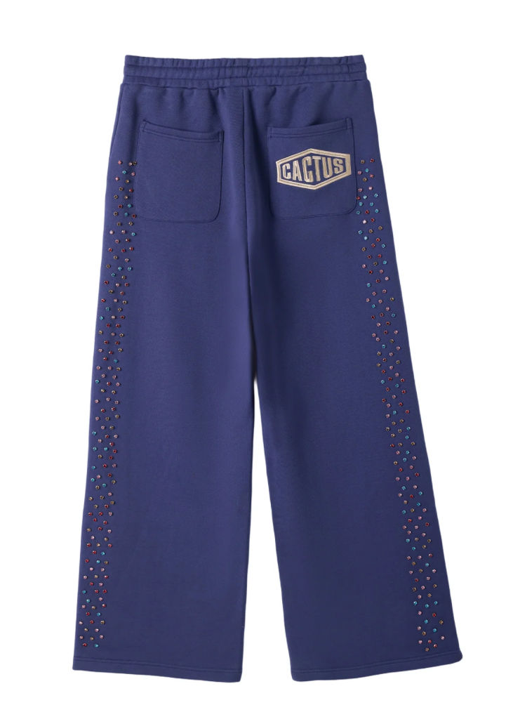 CRYSTAL CACTUS SWEATS - NAVY