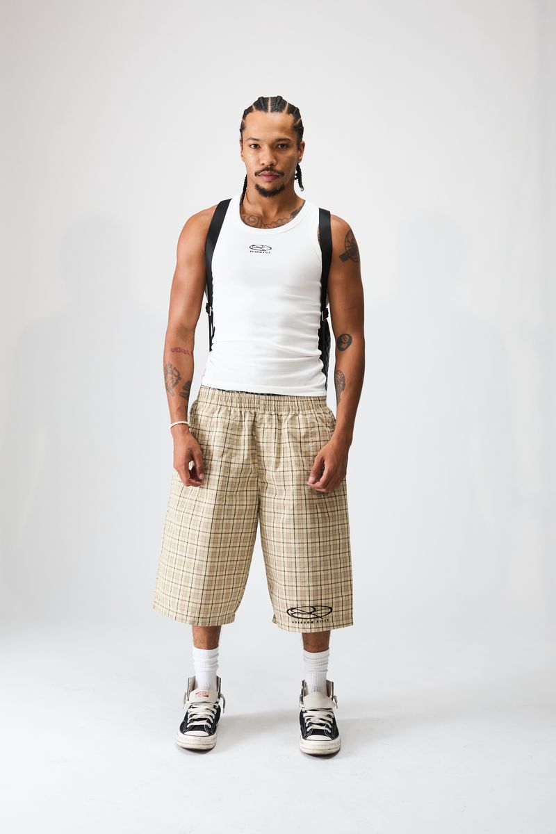 Boredom Kills BK Lounge Shorts Cream