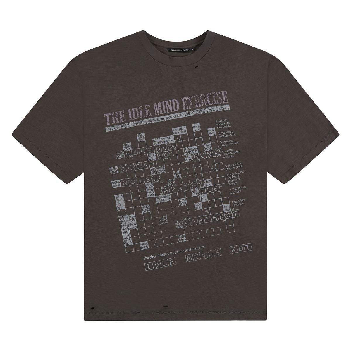 Boredom Kills Scramble Tee